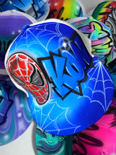Load image into Gallery viewer, Blue Spider Web Snapback