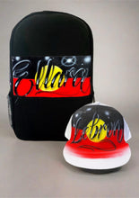Load image into Gallery viewer, Aboriginal Flag Style Backpack and Cap Combo (Combo2)