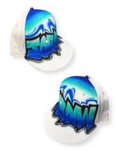 Load image into Gallery viewer, Graff Blue Fade Snapback (14)