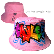 Load image into Gallery viewer, Rainbow Graffiti Bucket Hat (7G)