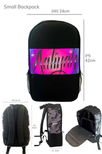 Circle Fade Script Style Kids Backpack and Lunchbox Combo (Combo12)