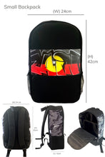 Load image into Gallery viewer, Aboriginal Flag Graffiti Style Backpack and Cap Combo (Combo2)