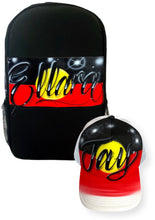 Load image into Gallery viewer, Aboriginal Flag Style Backpack and Cap Combo (Combo2)