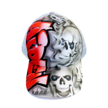 Load image into Gallery viewer, Skull Side Trucker (3)