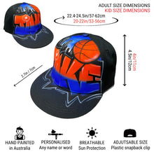 Load image into Gallery viewer, Basketball Graffiti Style Snapback Cap