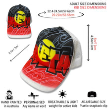 Load image into Gallery viewer, Maori Aboriginal Flag Graffiti Style Trucker Cap