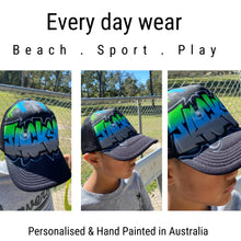 Load image into Gallery viewer, 3 Colour City Graffiti Trucker Cap