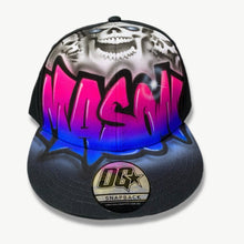 Load image into Gallery viewer, Multi colour Skull Snapback Cap