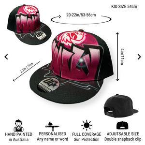 Manly Personalised Snapback Cap