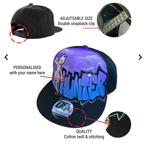 Graffiti Mew Character Snapback