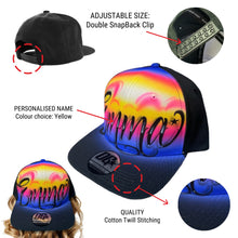 Load image into Gallery viewer, Colourful Script Snapback Cap
