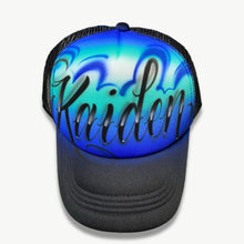 Load image into Gallery viewer, Script Fade Design Trucker Cap