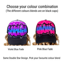 Load image into Gallery viewer, Double Star Trucker Cap