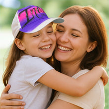 Load image into Gallery viewer, Pink Love Script Custom Name Baseball Cap