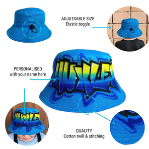 4 Colour Graff Fade Bucket Hat (14)