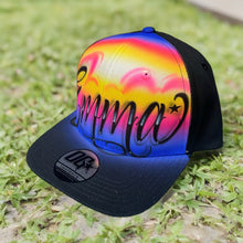 Load image into Gallery viewer, Colourful Script Snapback Cap
