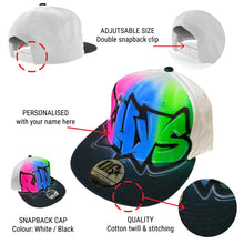 Load image into Gallery viewer, Graffiti Fade Snapback Cap