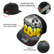 Load image into Gallery viewer, Soccer Ball Graffiti Snapback Cap