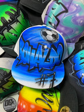 Load image into Gallery viewer, Soccer Style Snapback Cap