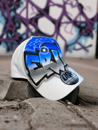 Brick Wall Cut Custom Name Baseball Cap