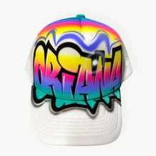 Load image into Gallery viewer, Wave Graffiti Style Trucker Cap