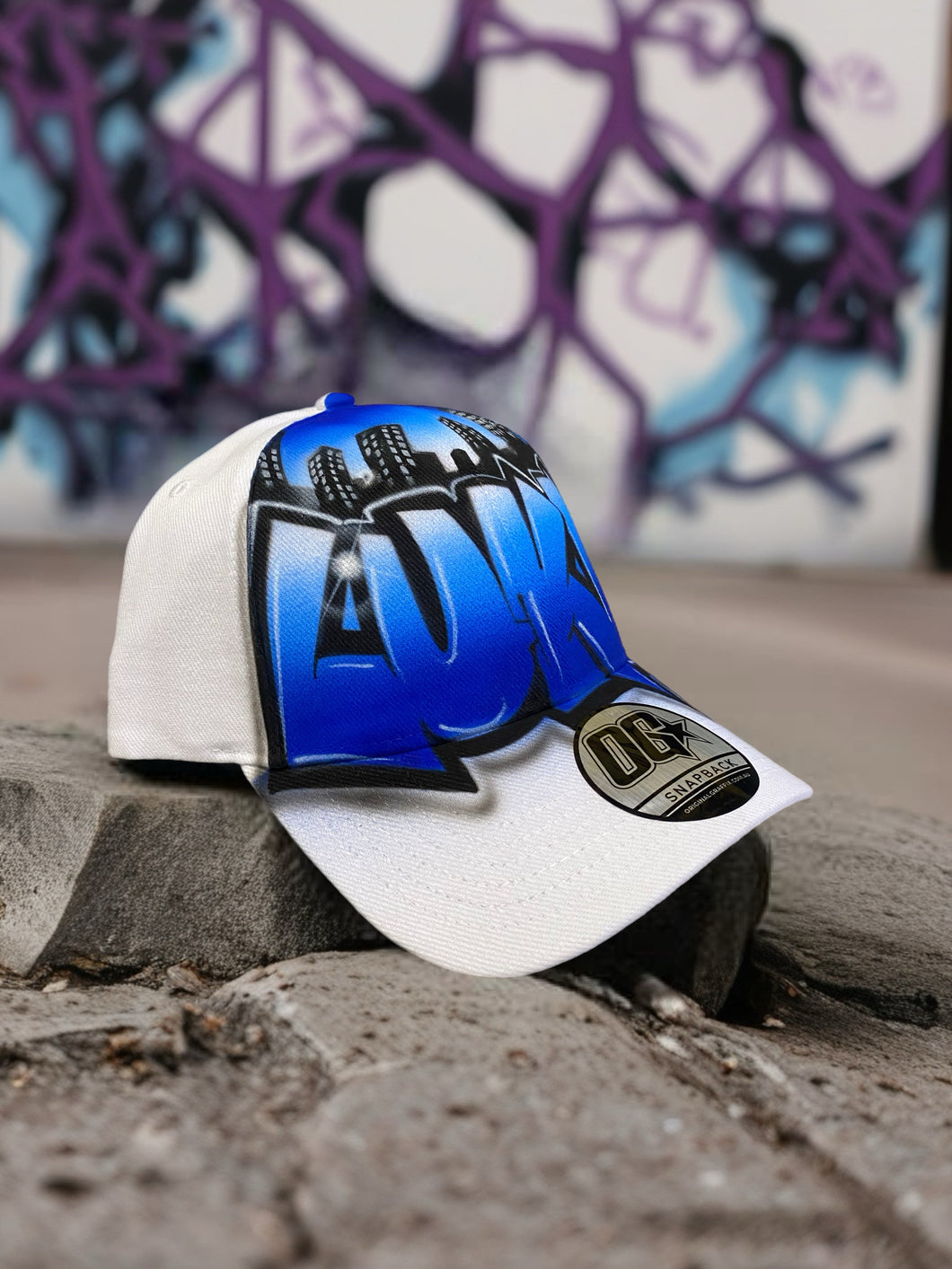 Double City Blues Custom Name Baseball Cap