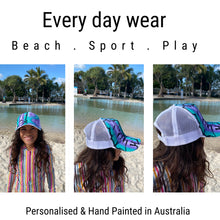 Load image into Gallery viewer, Graffiti Side Swirl Design Trucker Cap