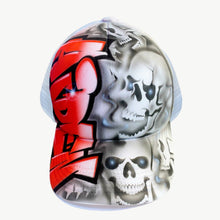Load image into Gallery viewer, Skull Side Design Trucker Cap
