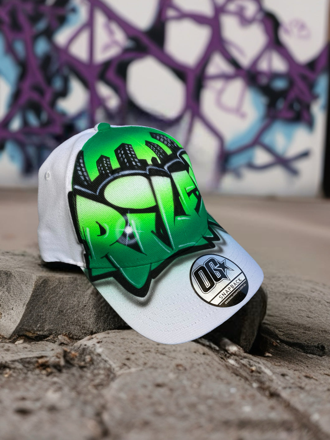 Double City Custom Name Baseball Cap