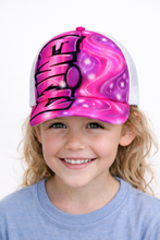 Load image into Gallery viewer, Graffiti Side Swirl Design Trucker Cap