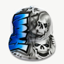 Load image into Gallery viewer, Skull Side Snapback Cap