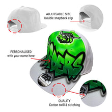 Load image into Gallery viewer, Raiders Graffiti Name Snapback Cap