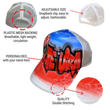 Load image into Gallery viewer, Spider M Graffiti Trucker Cap