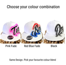 Load image into Gallery viewer, Side Script Snapback Cap