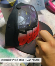 Load image into Gallery viewer, Graffiti Galaxy Snapback Cap
