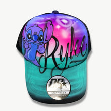 Load image into Gallery viewer, Personalised Stich Character Trucker Cap with Name