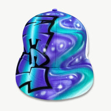 Load image into Gallery viewer, Graffiti Side Swirl Snapback Cap