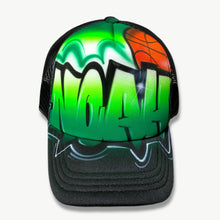 Load image into Gallery viewer, Bball Graffiti Style Trucker Cap