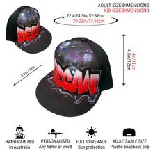 Load image into Gallery viewer, Graffiti Galaxy Snapback Cap