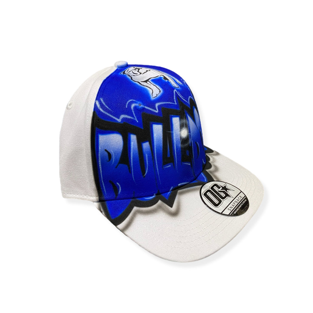 Bulldogs Graffiti Name Snapback Cap