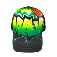 Load image into Gallery viewer, Bball Graffiti Style Trucker  (14)