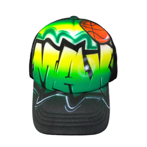 Bball Graffiti Style Trucker  (14)