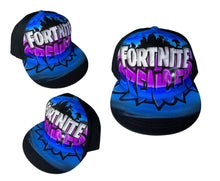 Load image into Gallery viewer, Fornit Gamer + Name Style Snapback Cap