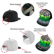 Load image into Gallery viewer, Graffiti Brick Wall Snapback Cap