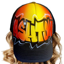 Load image into Gallery viewer, Flare Style Graffiti Trucker Cap