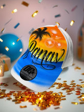 Load image into Gallery viewer, Sunset Calligraphy Custom Name Baseball Cap