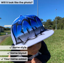 Load image into Gallery viewer, Brick Wall Cut Snapback Cap