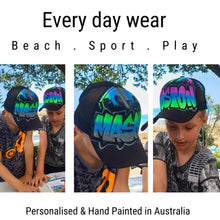 Load image into Gallery viewer, 3 Colour City Graffiti Trucker Cap