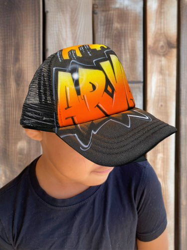 Bball Graffiti City Style Trucker  (6)