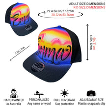 Load image into Gallery viewer, Colourful Script Snapback Cap